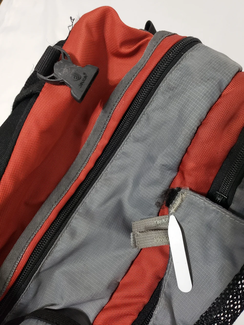 Deuter Vision 60 Hiking Backpack Red Gray Outdoor Trekking Travel Pack